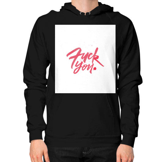 Hoodie (on man) Black - Fook You!