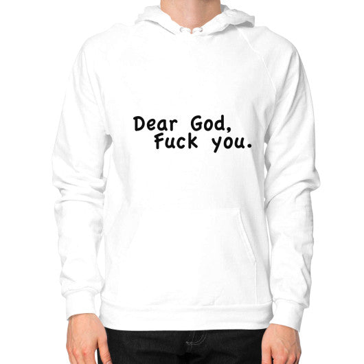 Hoodie (on man) White - Fook You!