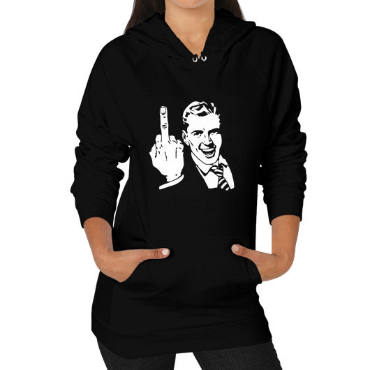 Hoodie (on woman) Black - Fook You!
