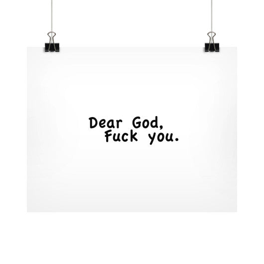 Horizontal Fine Art Prints (Posters) 14x11 - Fook You!