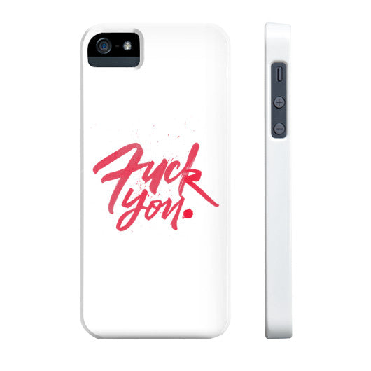 Phone Case Slim iPhone 5/5s - Fook You!