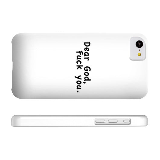 Phone Case Slim iPhone 5C - Fook You!