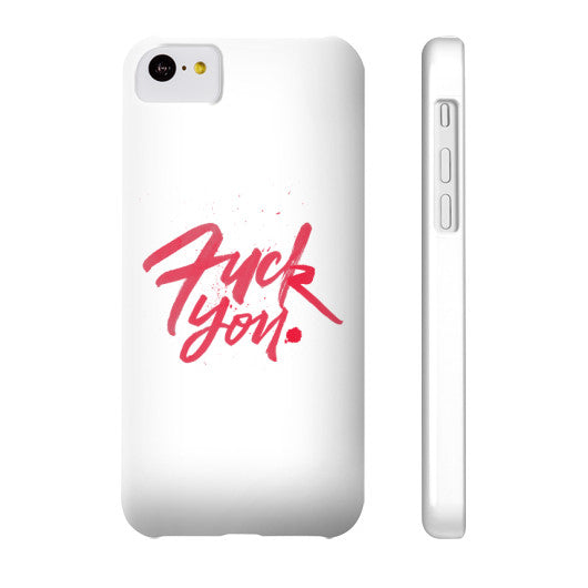Phone Case Slim iPhone 5C - Fook You!