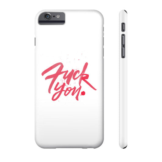 Phone Case Slim iPhone 6 Plus - Fook You!