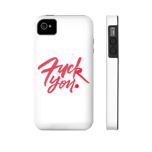 Phone Case Tough iPhone 4/4s - Fook You!