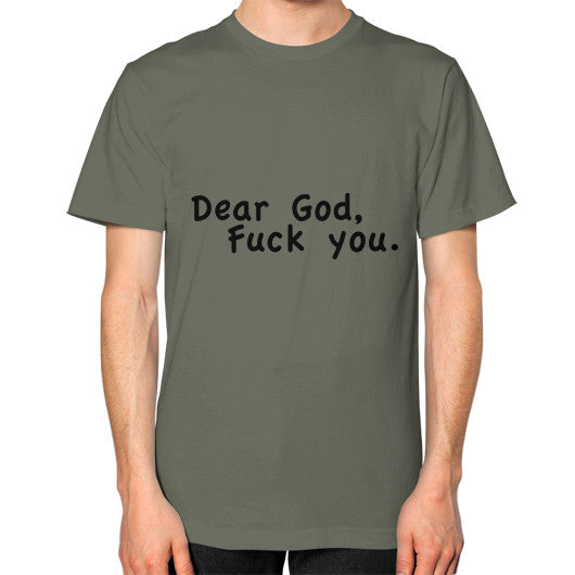 Unisex T-Shirt (on man) Lieutenant - Fook You!