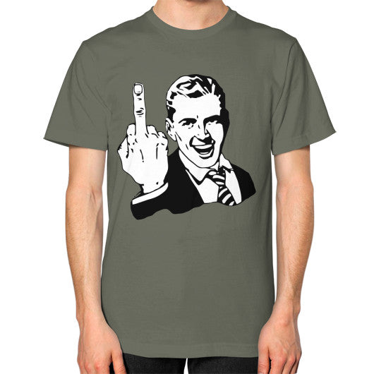 Unisex T-Shirt (on man) Lieutenant - Fook You!