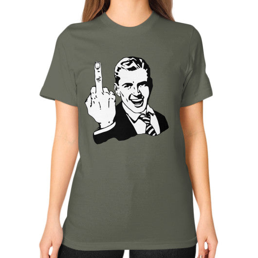 Unisex T-Shirt (on woman) Lieutenant - Fook You!