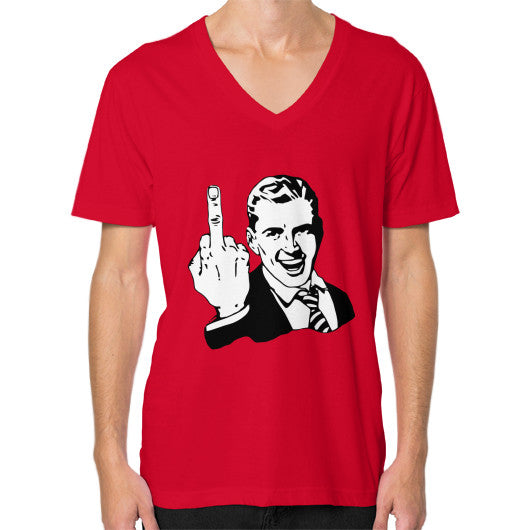V-Neck (on man) Red - Fook You!