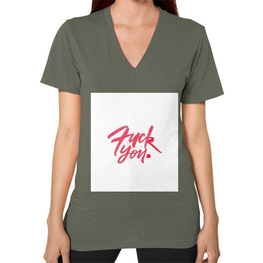 V-Neck (on woman) Lieutenant - Fook You!