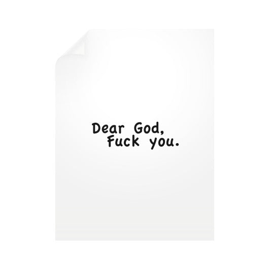 Vertical Wall Decals 18x24 - Fook You!