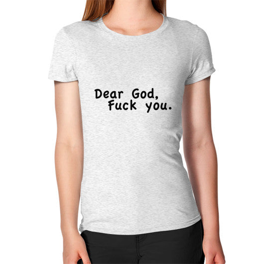 Women's T-Shirt Ash grey - Fook You!