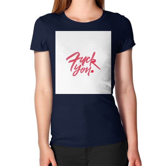 Women's T-Shirt Navy - Fook You!