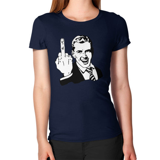 Women's T-Shirt Navy - Fook You!