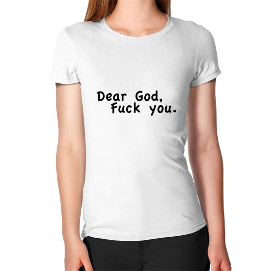 Women's T-Shirt White - Fook You!